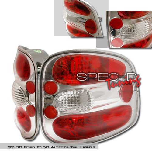 1997-2000 Ford F150 Flareside Altezza Tail Lights G1 - Chrome