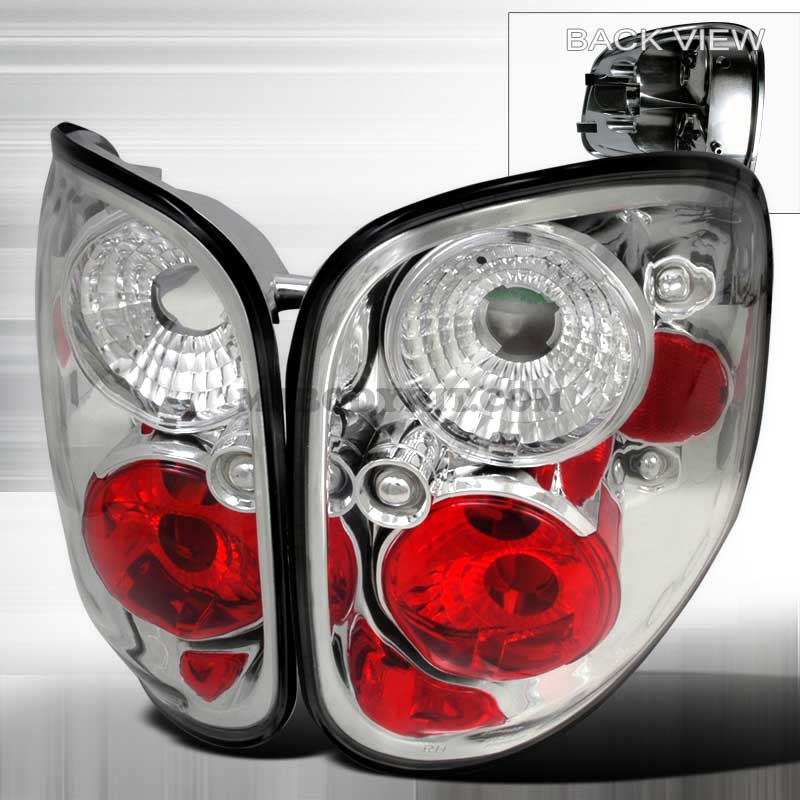 1997-2000 Ford F150 Flareside Altezza Tail Lights - Chrome