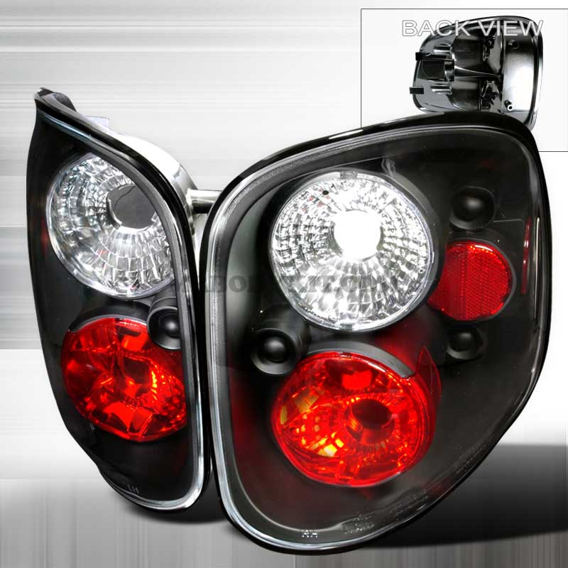 1997-2000 Ford F150 Flareside Altezza Tail Lights - Black