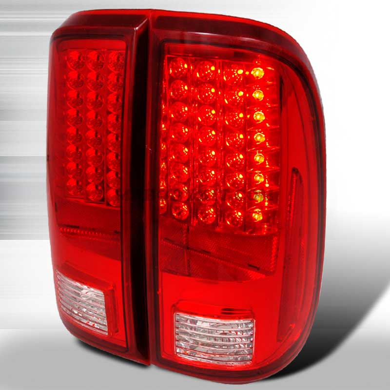 2008-2010 Ford F-250 / 350 / 450 Super Duty LED Tail lights - Red