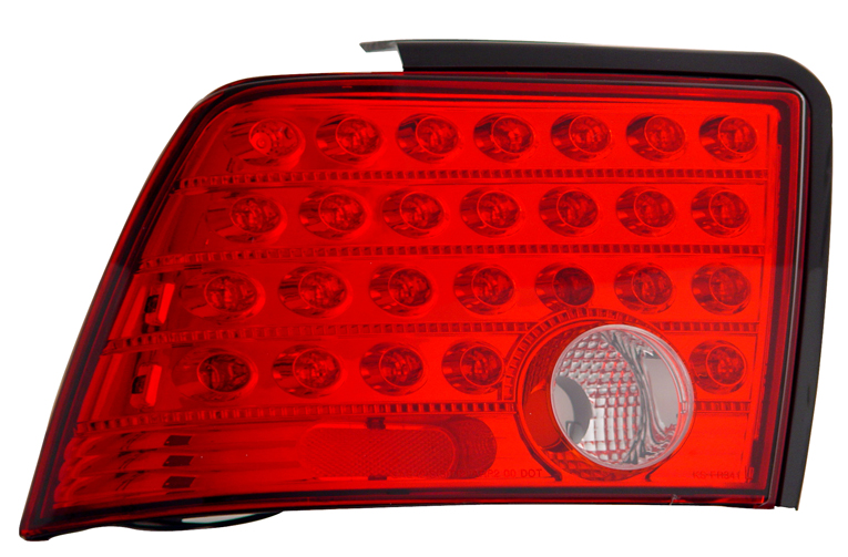 99-04 Mustang Taillights GEN 8 - RED CLEAR (Pair)