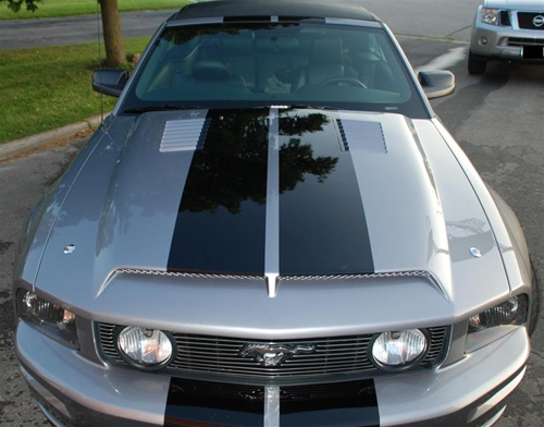 05-09 Mustang GTS-4 (Venom) Ram Air Functional Hood TF (Fiberglass)