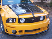 05-09 Mustang GTS Ram Air Functional Hood TF (Fiberglass)
