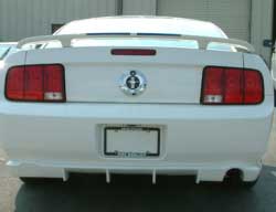 05-09 Mustang STREET SCENE V6 - Add-on Rear Valance - (Urethane)