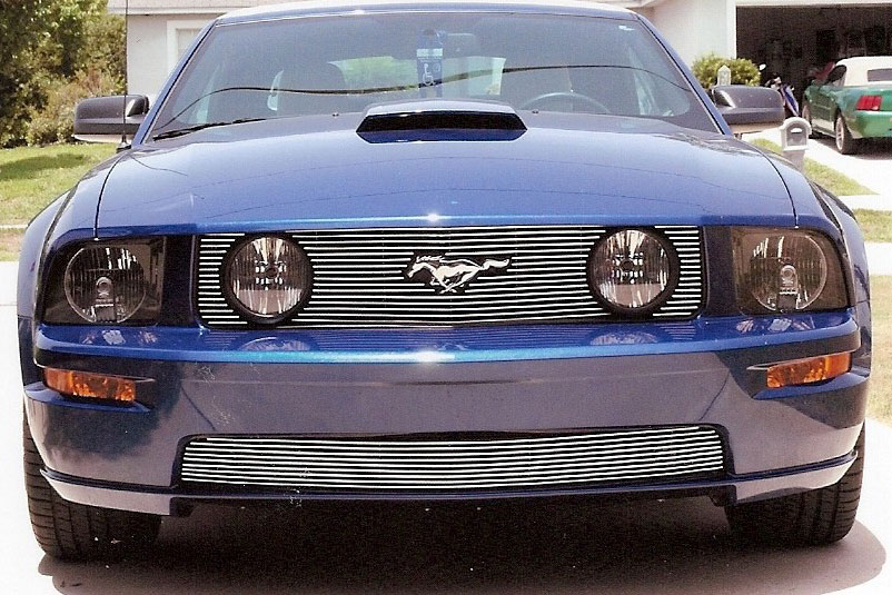 05-09 Mustang GT - Lower Billet Grille (801119) CHROME or BLACK
