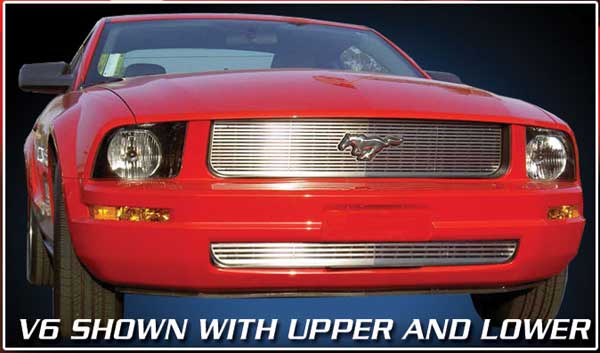 05-09 Mustang V6 - Upper Grille CNC Laser cut Stainless Steel (801126S)