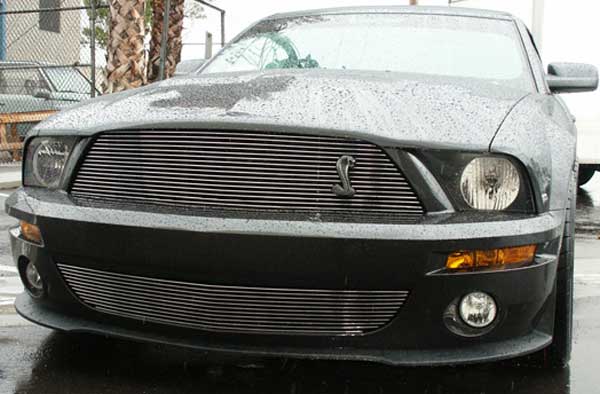 2007-2009 Mustang GT500 Shelby Upper Billet Grille (801136) CHROME - CLEARANCE SALE