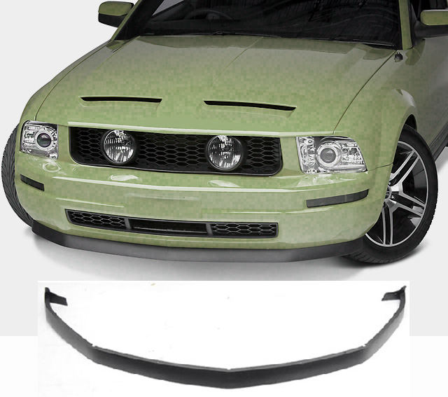 05-09 Mustang V6 Front Bumper Lower Lip Type IKC - Polyurethane FREE SHIPPING