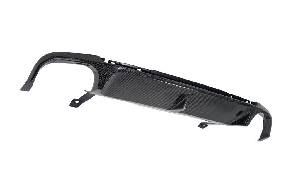 2013-2014 Ford Mustang GT500 Style carbon fiber Rear Diffuser - CARBON FIBER (GT500 Only)