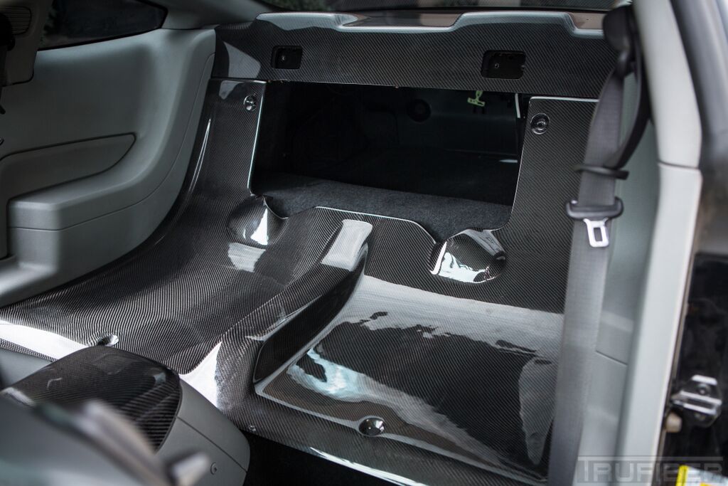 2005-2014 Mustang Carbon Fiber LG123 Rear Seat Delete (V6/GT/GT500)