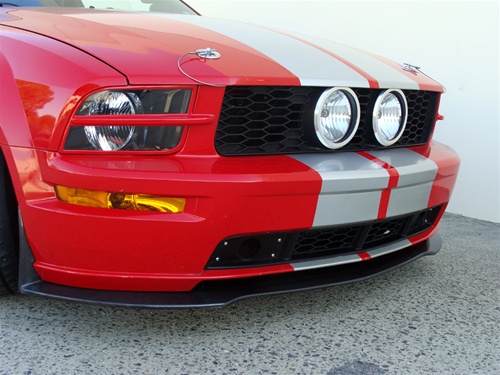 2005-2009 Mustang GT Chin Spoiler - CARBON FIBER (GT500 Style For GT)