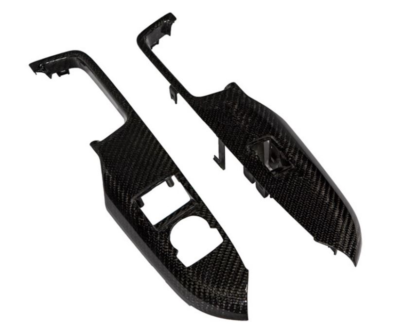 2015-17 Mustang Carbon Fiber LG240 Window Switch Covers (V6/GT/GT500)