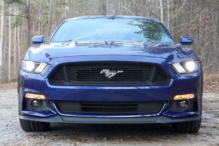 2015-17 Mustang Carbon Fiber LG258 Front Splitter (Performance pack GT and premium pack GT OEM only)