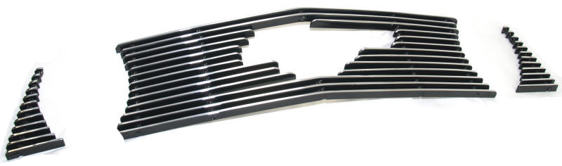 05-09 Mustang GT - 3PC Upper Billet Grille - with Pony cut out (801113) CHROME or BLACK