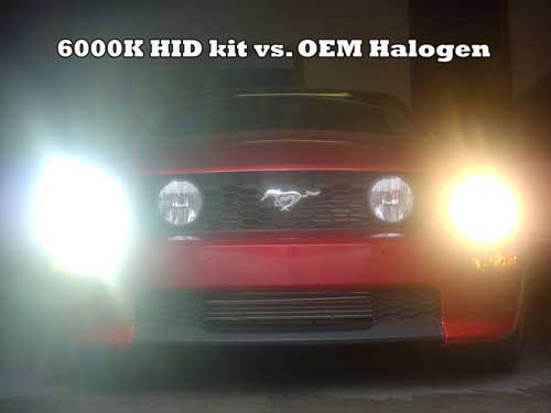 H.I.D Kit (High Intensity Discharge HID) HI / Low Beam Conversion Kit (For Dual Beam Headlights)