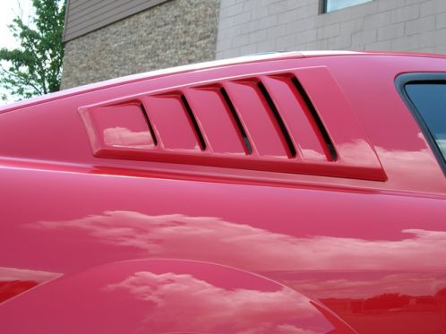 2005-2014 Mustang CDC Louvered C-Pillar Scoops