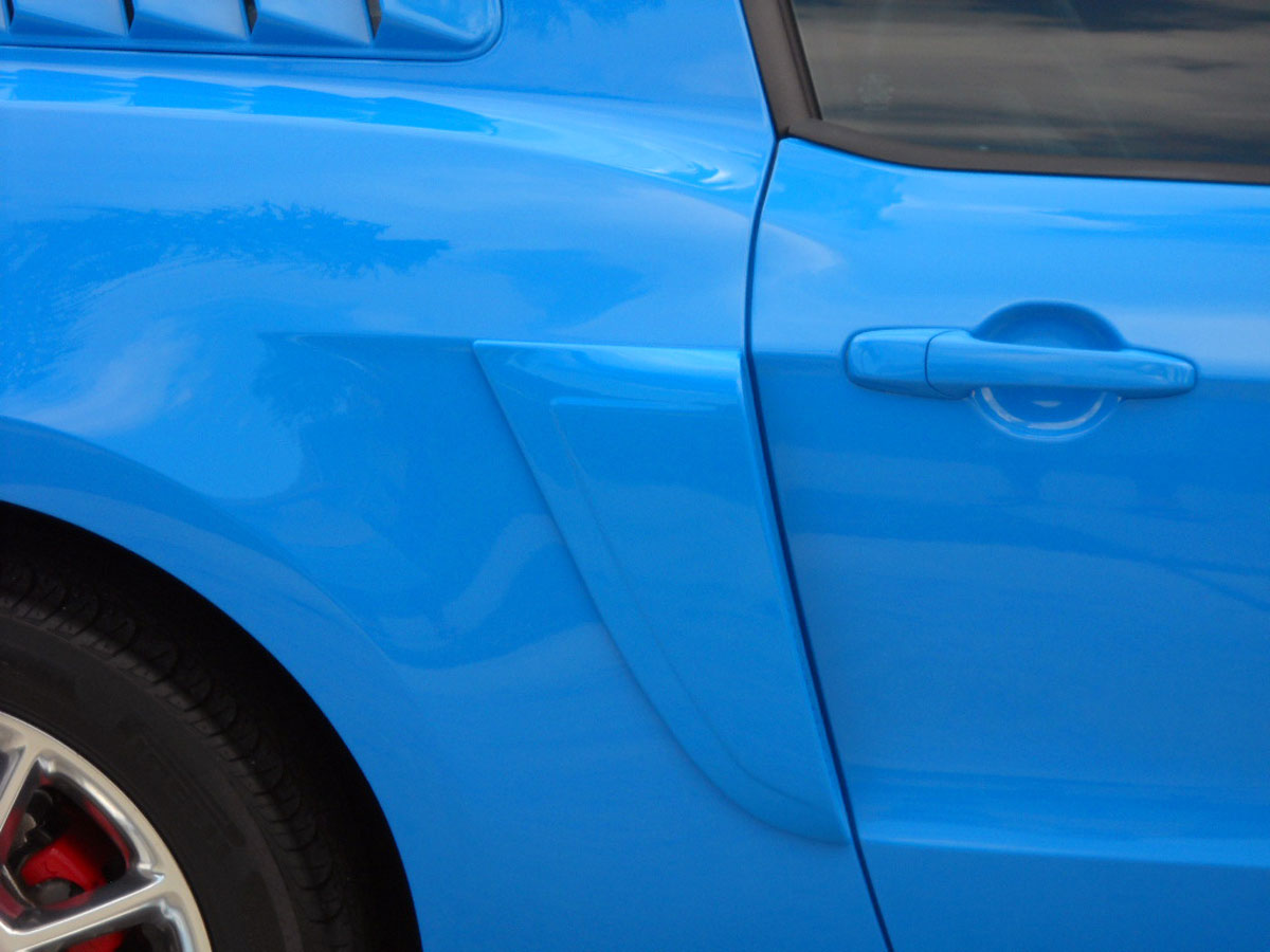 2010-2014 Mustang V6 & GT SALE Lower Door Scoops - ABS PLASTIC (PAIR)