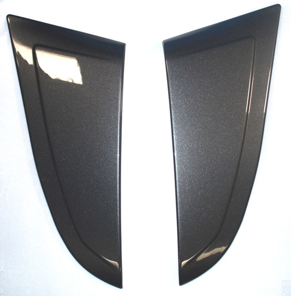2010-2014 Mustang V6 & GT SALE Lower Door Scoops - ABS PLASTIC (PAIR)