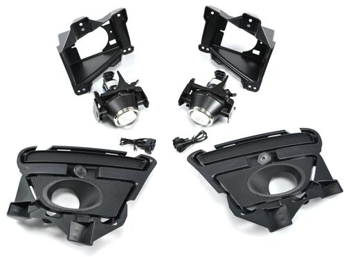 2013-14 Mustang GT or V6 Fog Light Kit - Pony Package Style (Perfect to remove fogs from grille to lower bumper)