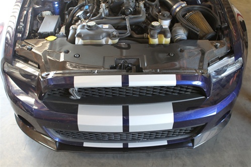2010-2014 Mustang GT500 Radiator Cover - CARBON FIBER