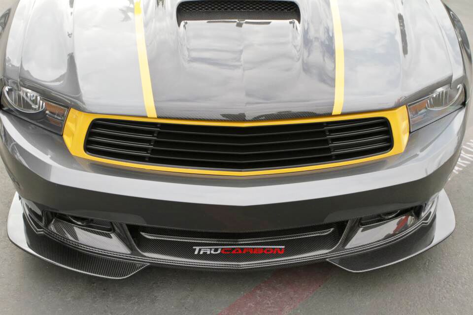 2010-2012 Mustang GT Carbon Fiber LG68 Air Dam - CARBON FIBER