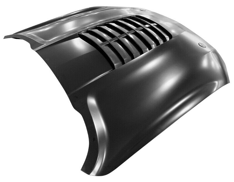 18-22 Mustang GT500 Style Aluminum Hood (Fits all 18-22 Models) Direct Fit & Includes Plastic Louvers