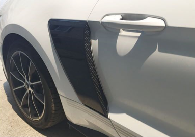2015-2020 Mustang Lower GT Style Door Scoops - PAIR - Polyurethane