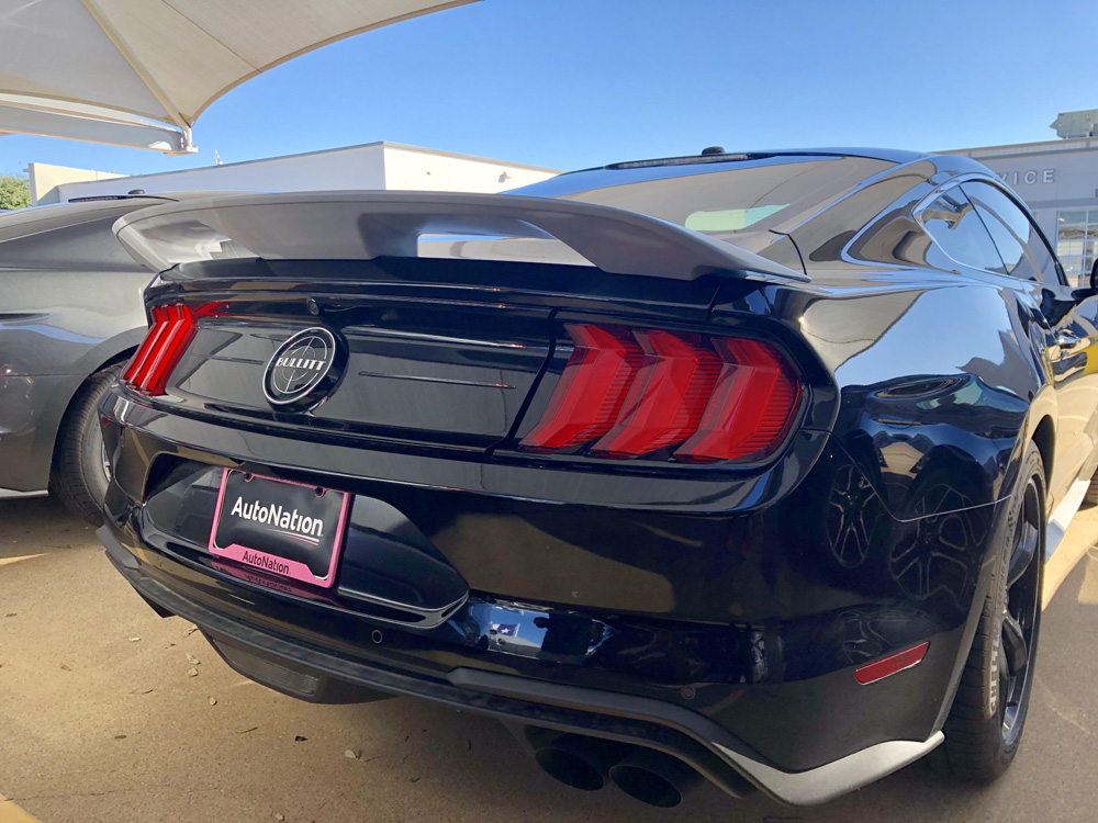 2015-22 Mustang C Style Tri Mount Spoiler Wing (GT350 Style) (Paint Options)