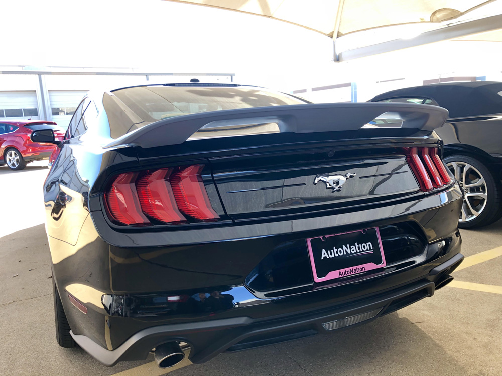 2015-22 Mustang C Style Tri Mount Spoiler Wing (GT350 Style) (Paint Options)