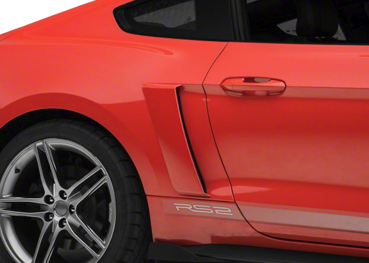 2015-20 Mustang Lower RO Style Door Scoops - PAIR - Polyurethane