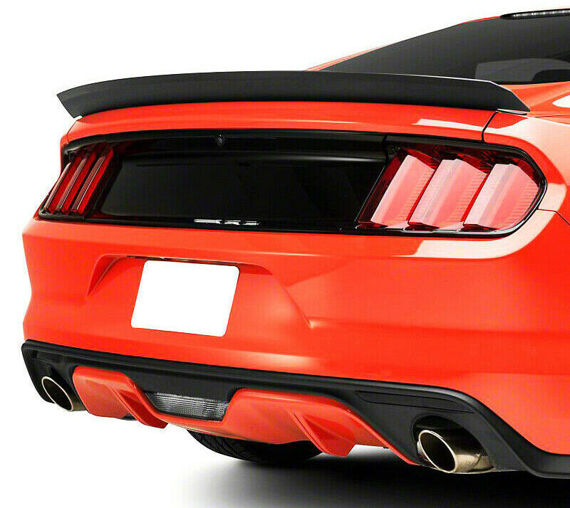 2015-22 Mustang Coupe RT Type Style Wing MATTE BLACK