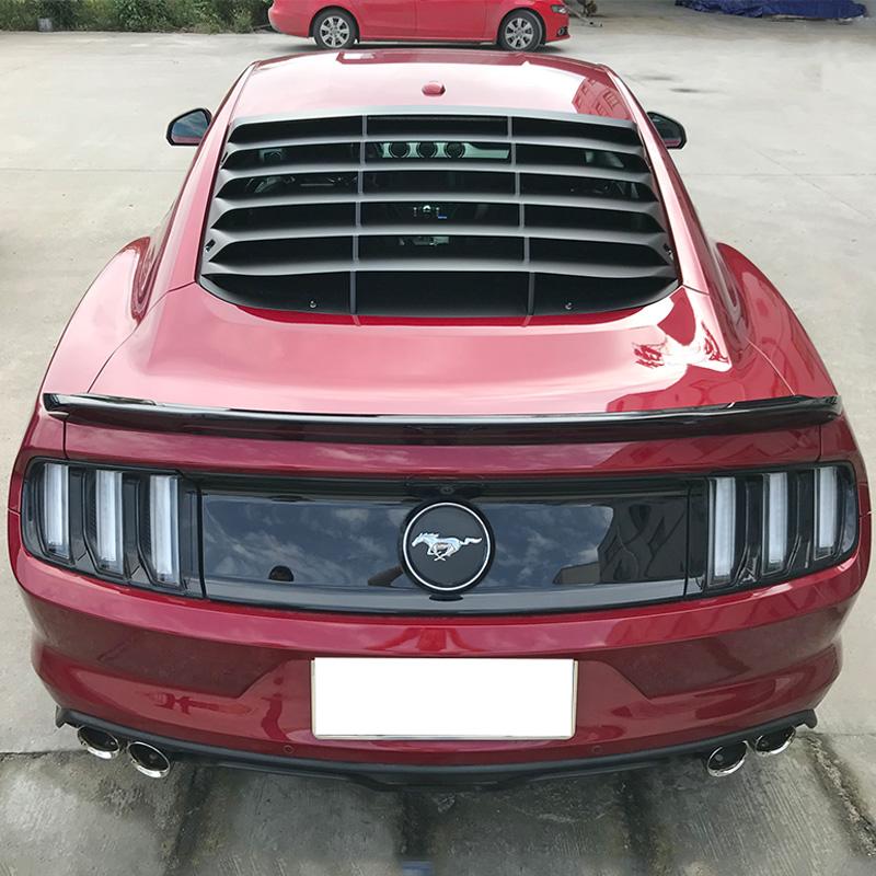 2015-20 Mustang Rear Window Louvers Style IK4 Style - ABS Plastic