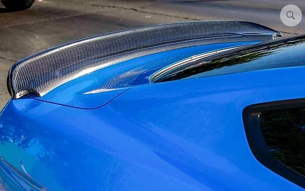 2015-22 Mustang GT350 Style Carbon Fiber Track Pack Spoiler - CARBON FIBER