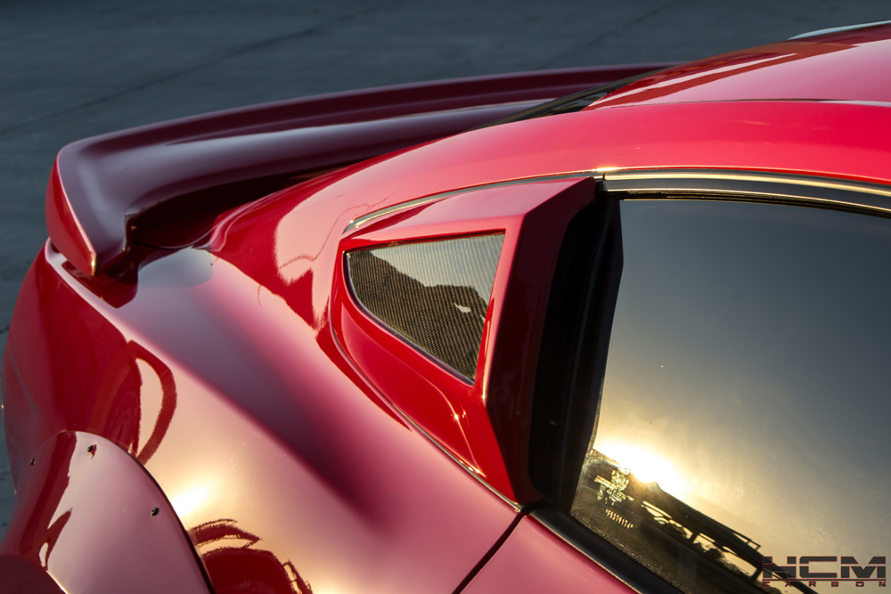 2015-20 Mustang CARBON FIBER GT350RR Upper Scoops - Carbon Fiber