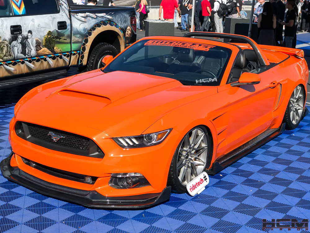 2015-17 Mustang Carbon Fiber Sigala Front lower double Splitter (Fits all 15+ Models) CARBON FIBER
