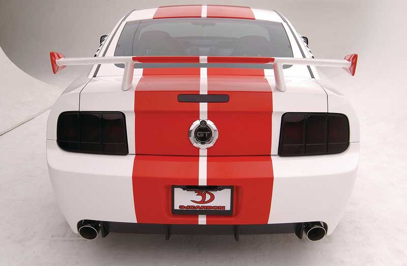 2005-2009 Mustang Boy Racer Wing 5PC Wing - Fiberglass