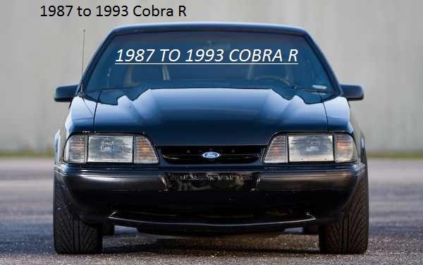 87-93 Mustang Cobra R Hood (Fiberglass)