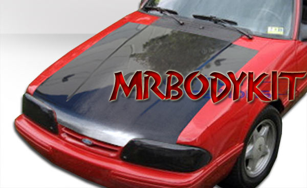 87-93 Mustang OEM Style Hood (CARBON FIBER)
