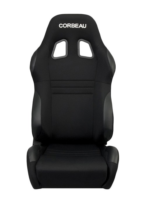 Corbeau A4 Black Cloth Racing Seat