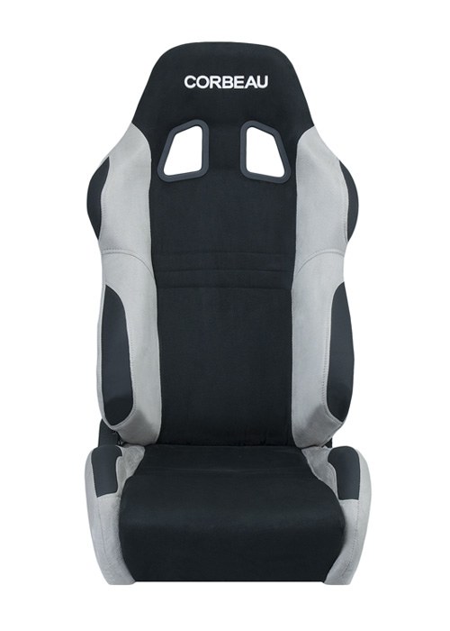 Corbeau A4 Black/Grey Microsuede Racing Seat