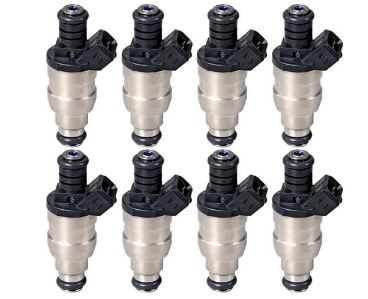 Trick Flow 44Lb Fuel Injectors, Set Of 8 Ev1 Body with Jetronic Connector