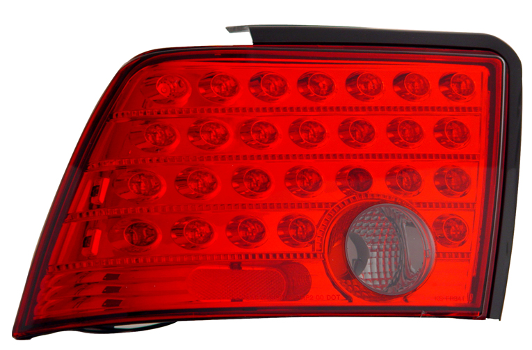 99-04 Mustang Taillights GEN 8 - RED SMOKED (Pair)