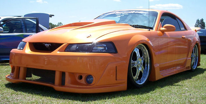 99-04 Mustang SPIDER X9 COBRA - 4PC - Body kit (Front + Rear + Sides) - Urethane FREE SHIPPING