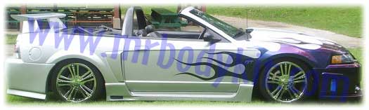 99-04 Mustang SPIDER X9 COBRA - Side Skirts - Passenger / Driver Side - (Urethane) FREE SHIPPING