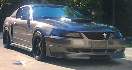 99 04 Mustang Razzi Add On 4pc Body Kit Front Rear Sides