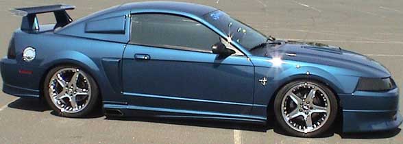 99-04 Mustang Retro-style C-Pillar Panel - Gen 1
