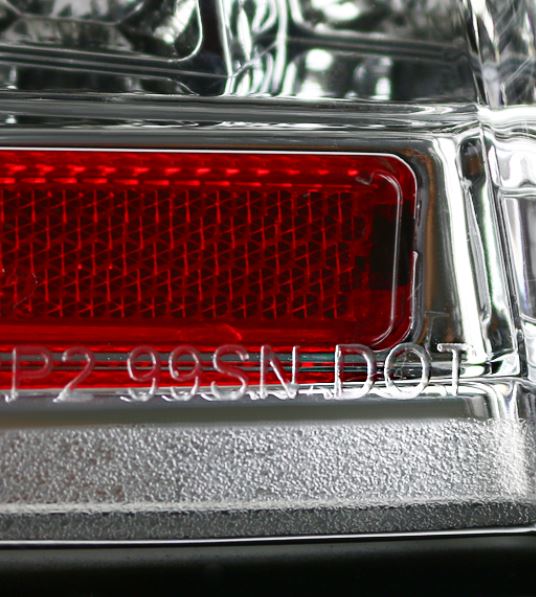 99-04 Mustang Taillights GEN 12 - CHROME with Built in Sequential 123 Blink (Pair)