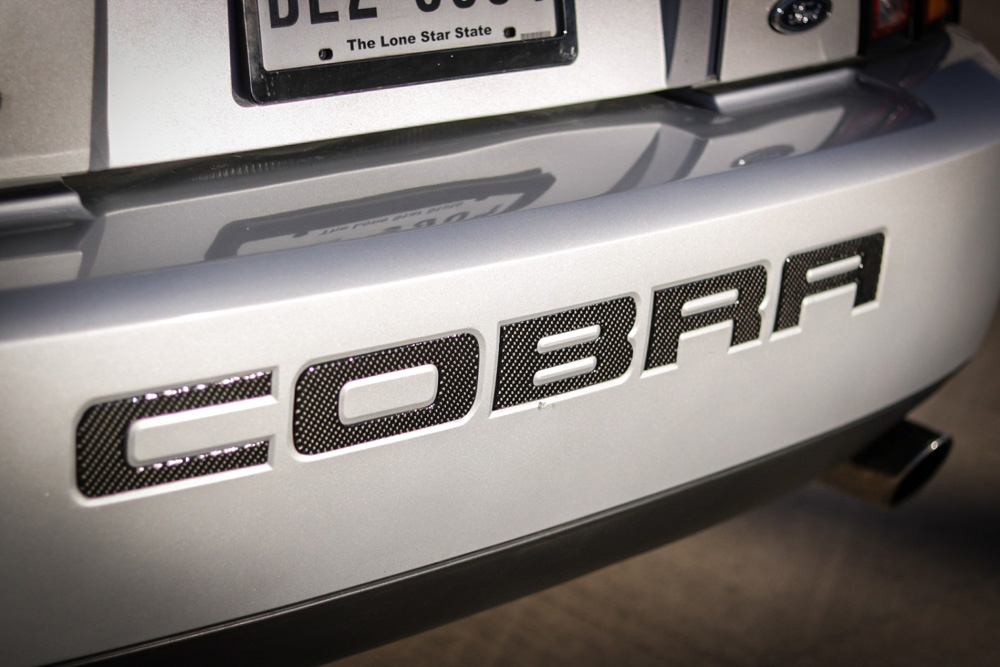 03-04 Mustang Cobra Carbon Fiber Rear Letter Kit - CARBON FIBER - PRE ORDER ITEM SHIPPING JUNE 2022
