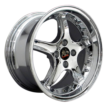COBRA R Motorsports - CHROME - 5 Lug 94-04 (sizes available 17", 18", 20" & Staggered)