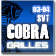 03-04 COBRA Bumper Billet Grilles